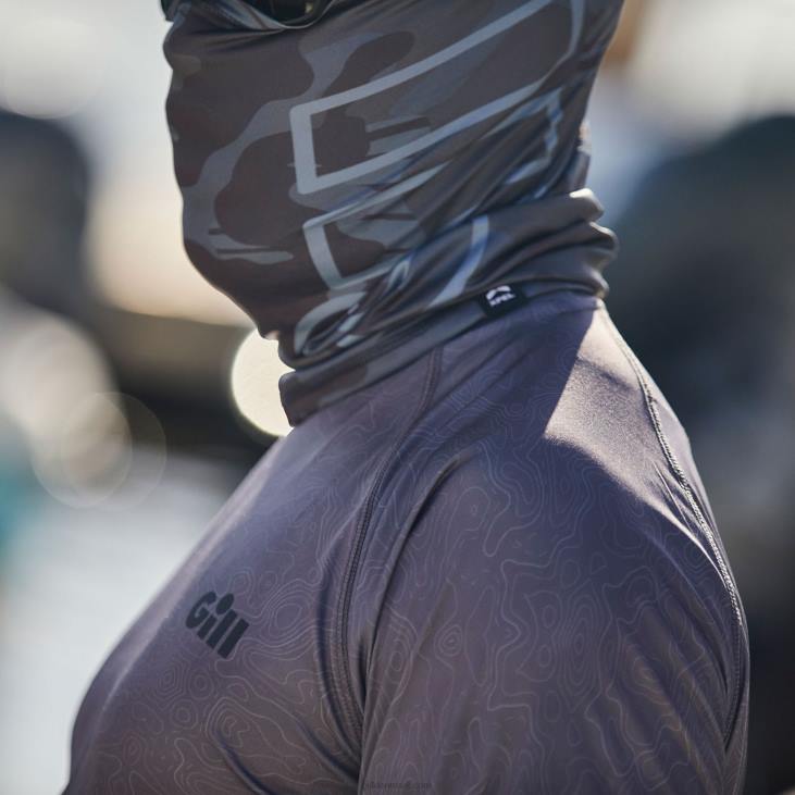 Xpel Tec Langærmet Top I Tin Camo Gill Marine 6b6l398