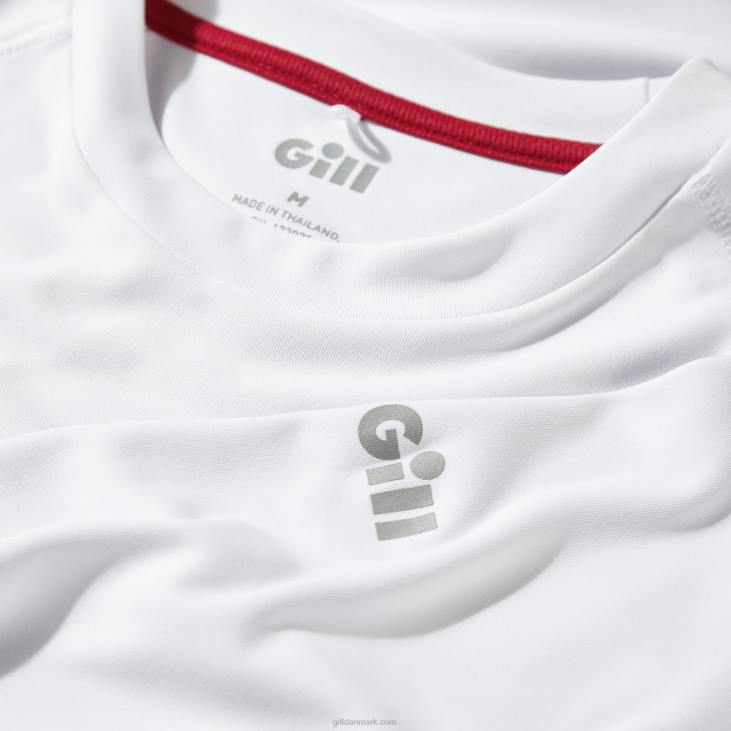 Herre Uv Tec Langærmet T-shirt Gill Marine 6b6l543 Hvid