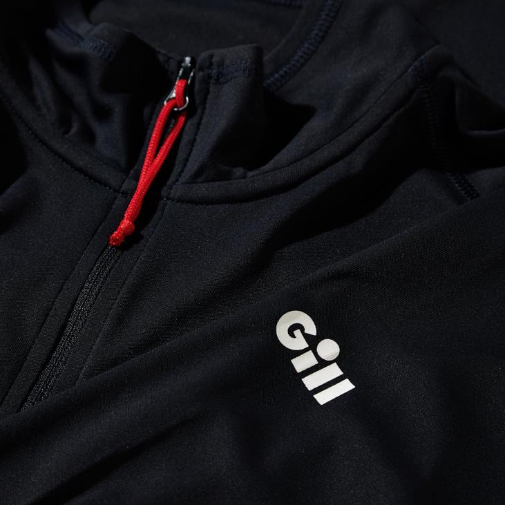 Herre Uv Tec Lynlås Tee - Langærmet Gill Marine 6b6l217 Flåde