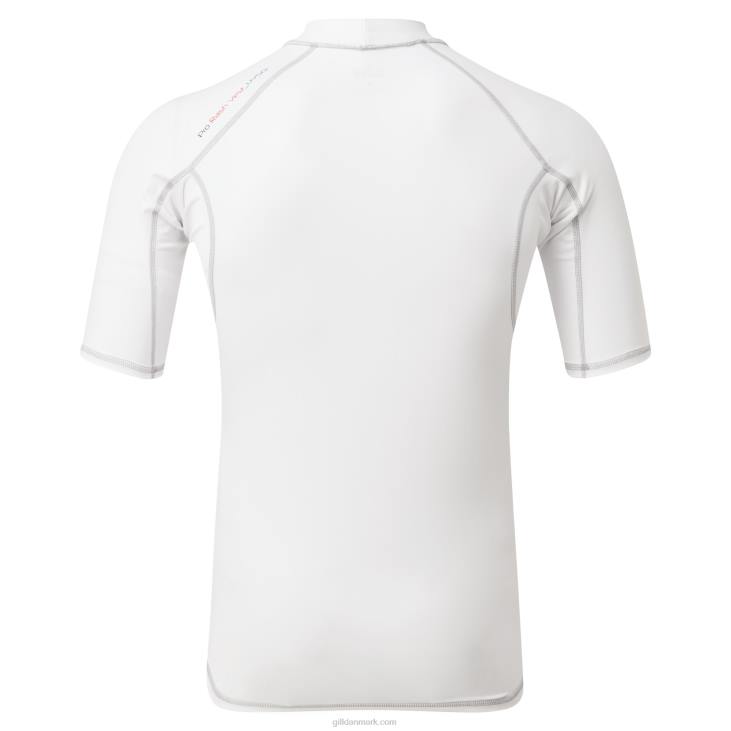Mænds Pro Udslæt Vest Kortærmet Gill Marine 6b6l588 Hvid