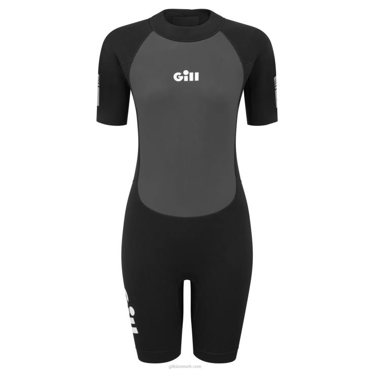 Kvinders Forfølgelse Shorty Gill Marine 6b6l8 Sort