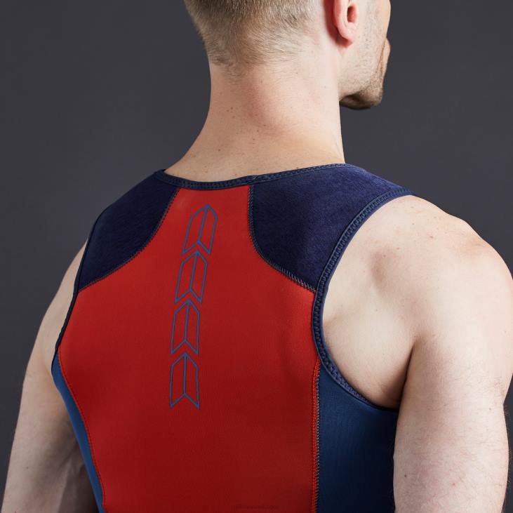 Herre Race Firecell Skiff Dragt Gill Marine 6b6l567 Mørk Denim Og Orange