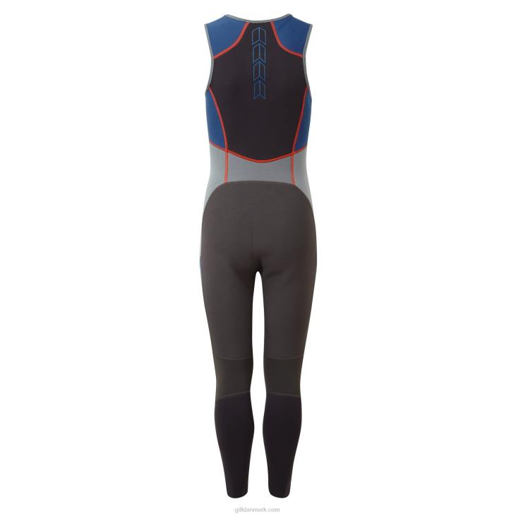 Junior Zenlite Skiff Dragt Gill Marine 6b6l187 Stålgrå & Ocean