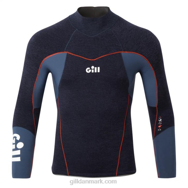 Herre Brandcelle Top Gill Marine 6b6l227 Mørk Denim Og Orange