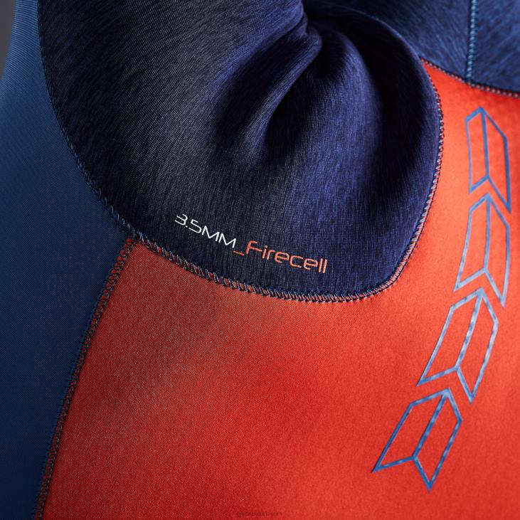 Race Brandcelle Top Gill Marine 6b6l578 Mørk Denim Og Orange