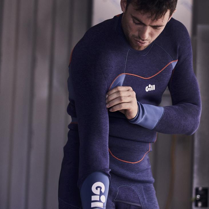 Race Brandcelle Top Gill Marine 6b6l578 Mørk Denim Og Orange