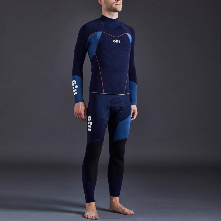 Race Brandcelle Top Gill Marine 6b6l578 Mørk Denim Og Orange