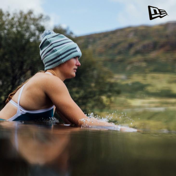 New Era X Gill Bobble Hat Gill Marine 6b6l25 æggeskal