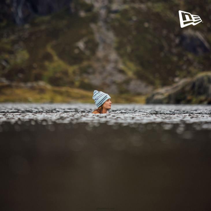 New Era X Gill Bobble Hat Gill Marine 6b6l25 æggeskal