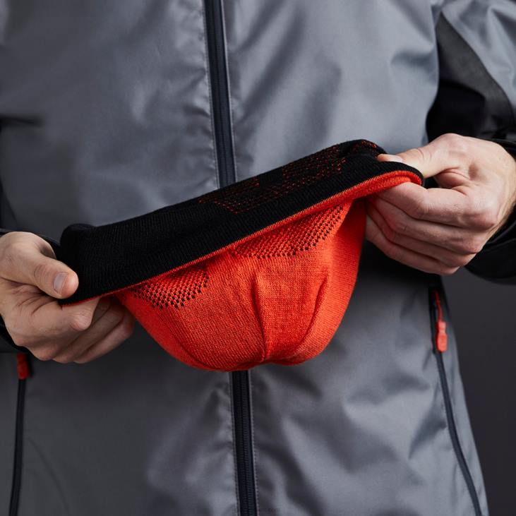 Vendbar Strik Hue Gill Marine 6b6l324 Sort & Orange