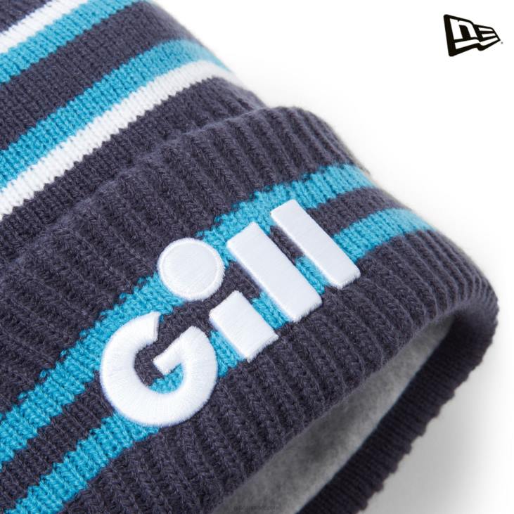 New Era X Gill Bobble Hat Gill Marine 6b6l388